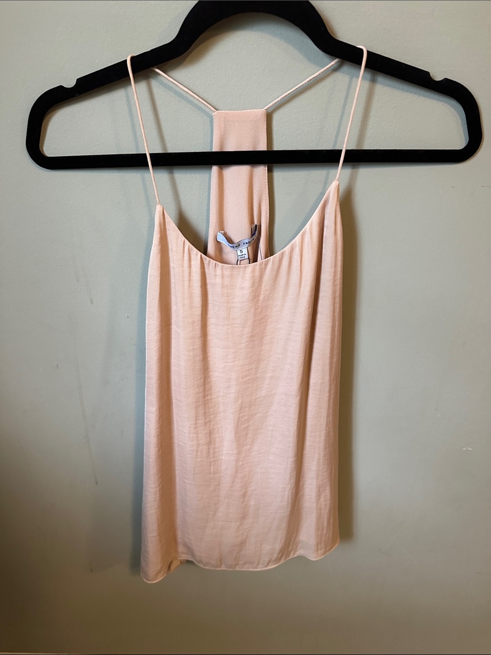 NWT Naked Zebra Blush Pink Racerback Cami